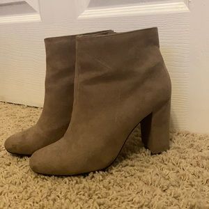 Brand: D, Booties, Taupe/tan, Size 6